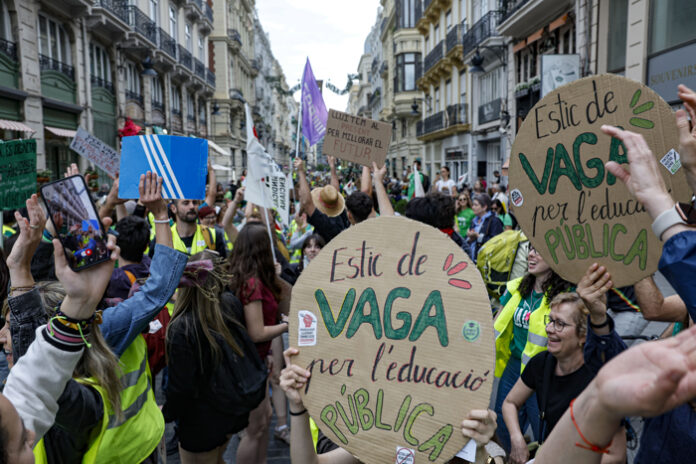 huelga educacion